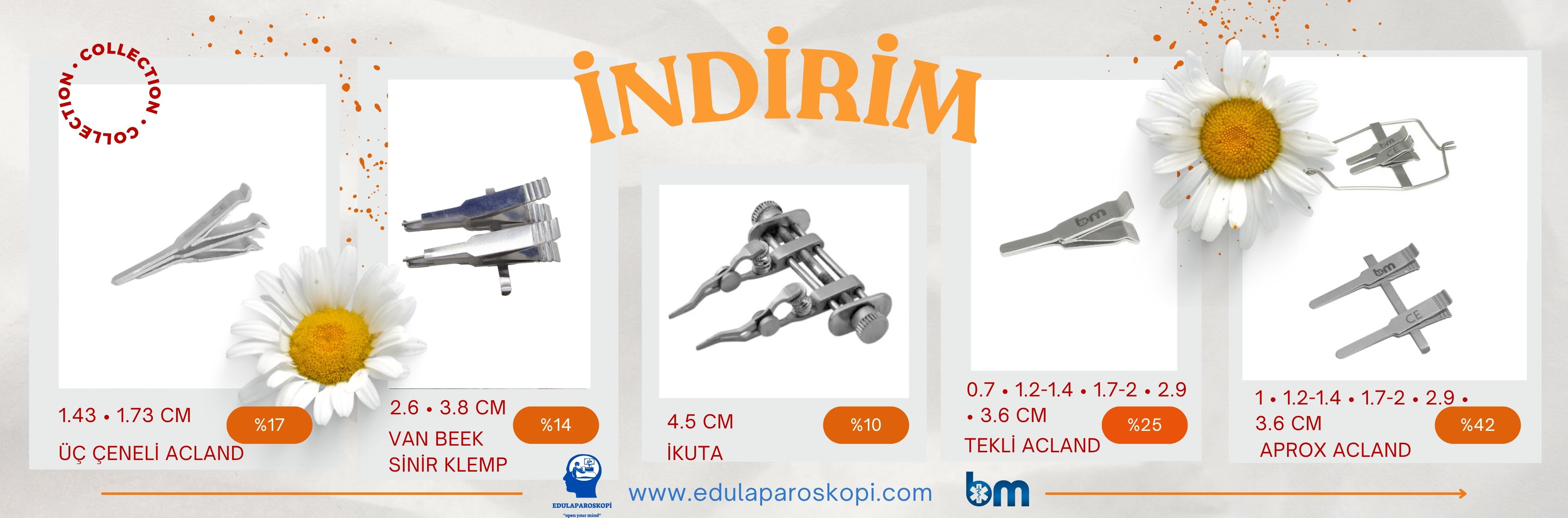 ACLAND KLEMPLER İNDİRİM
