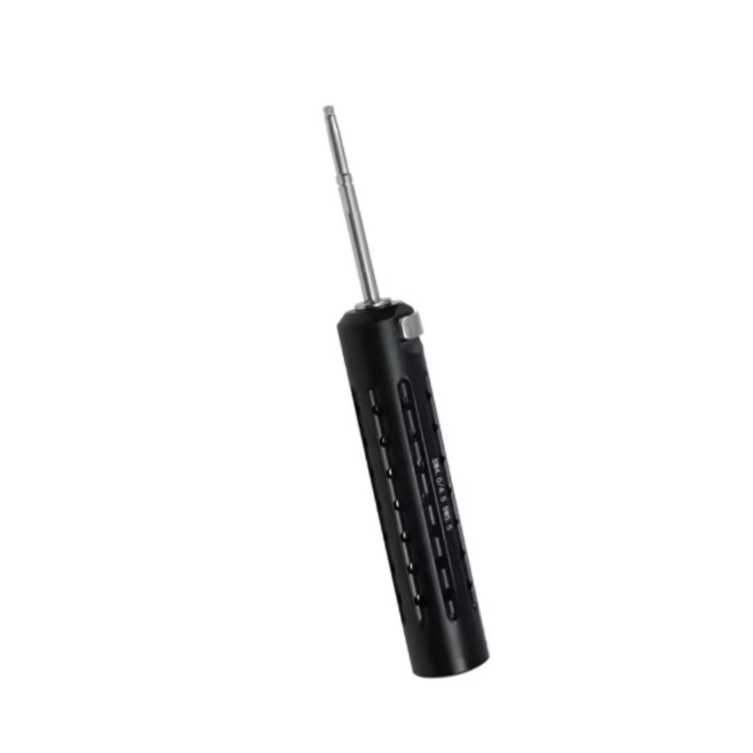 Siyah 7 Parça Ortopedik Kemik Tornavida Seti Çift Başlık Torx Yıldız/Altıgen Hızlı Kavrama Kolu Ortopedik Tornavidalar Eğitim Materyali Siyah 7 Parça Ortopedik Kemik Tornavida Seti Çift Başlık Torx Yıldız/Altıgen Hızlı Kavrama Kolu Ortopedik Tornavidalar Eğitim Materyali