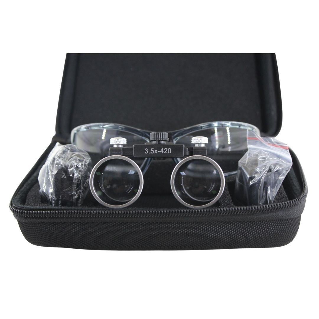 HiperLupa ST435 Doktor Gözlük Force Flex Füme Çerçeve 3-5X Metal Çerçeve Loupe HiperLupa ST435 Doktor Gözlük Force Flex Füme Çerçeve 3-5X Metal Çerçeve Loupe
