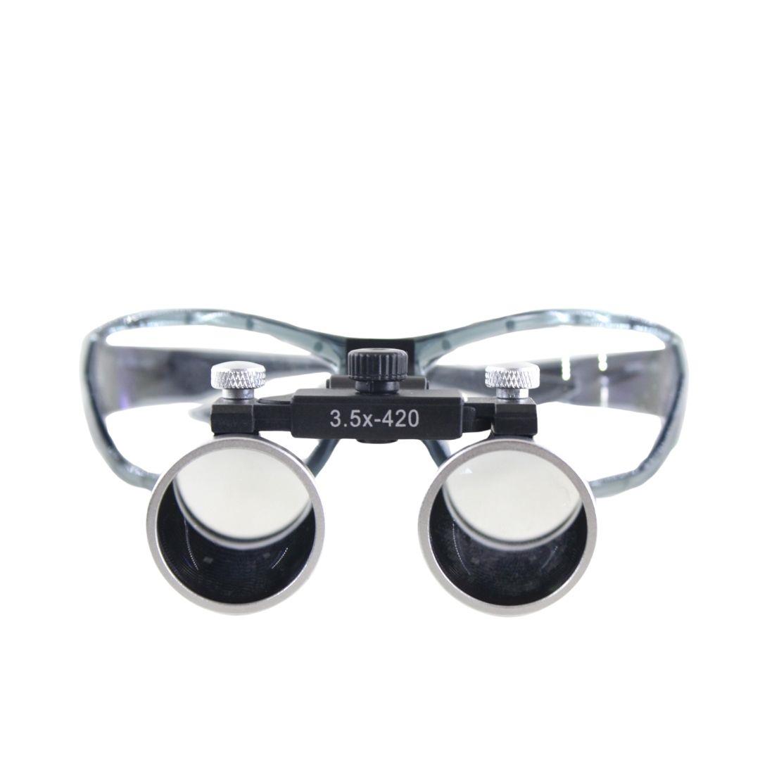 HiperLupa ST435 Doktor Gözlük Force Flex Füme Çerçeve 3-5X Metal Çerçeve Loupe HiperLupa ST435 Doktor Gözlük Force Flex Füme Çerçeve 3-5X Metal Çerçeve Loupe