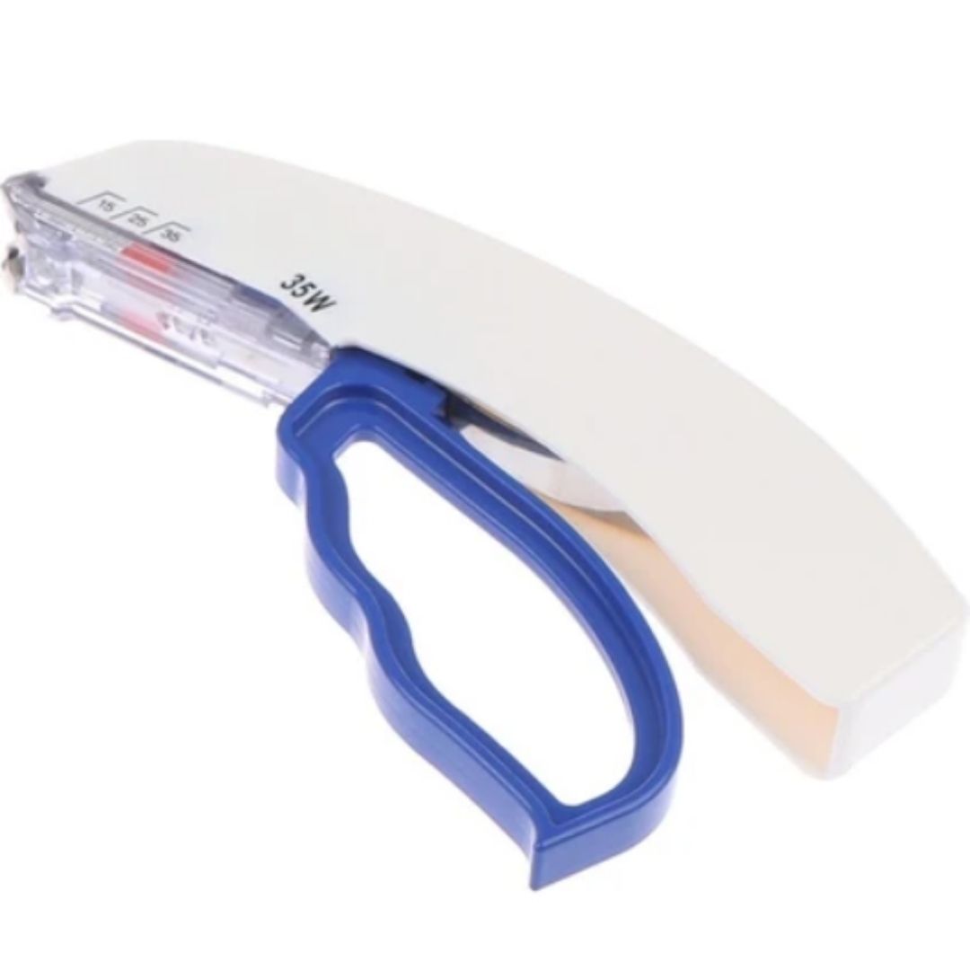 Tek Kullanımlık 35W Mavi Kulp Cilt Zımbası Paslanmaz Çelik Cilt Dikiş Zımbası Cerrahi Cilt Stapler Eğitim Materyali Tek Kullanımlık 35W Mavi Kulp Cilt Zımbası Paslanmaz Çelik Cilt Dikiş Zımbası Cerrahi Cilt Stapler Eğitim Materyali